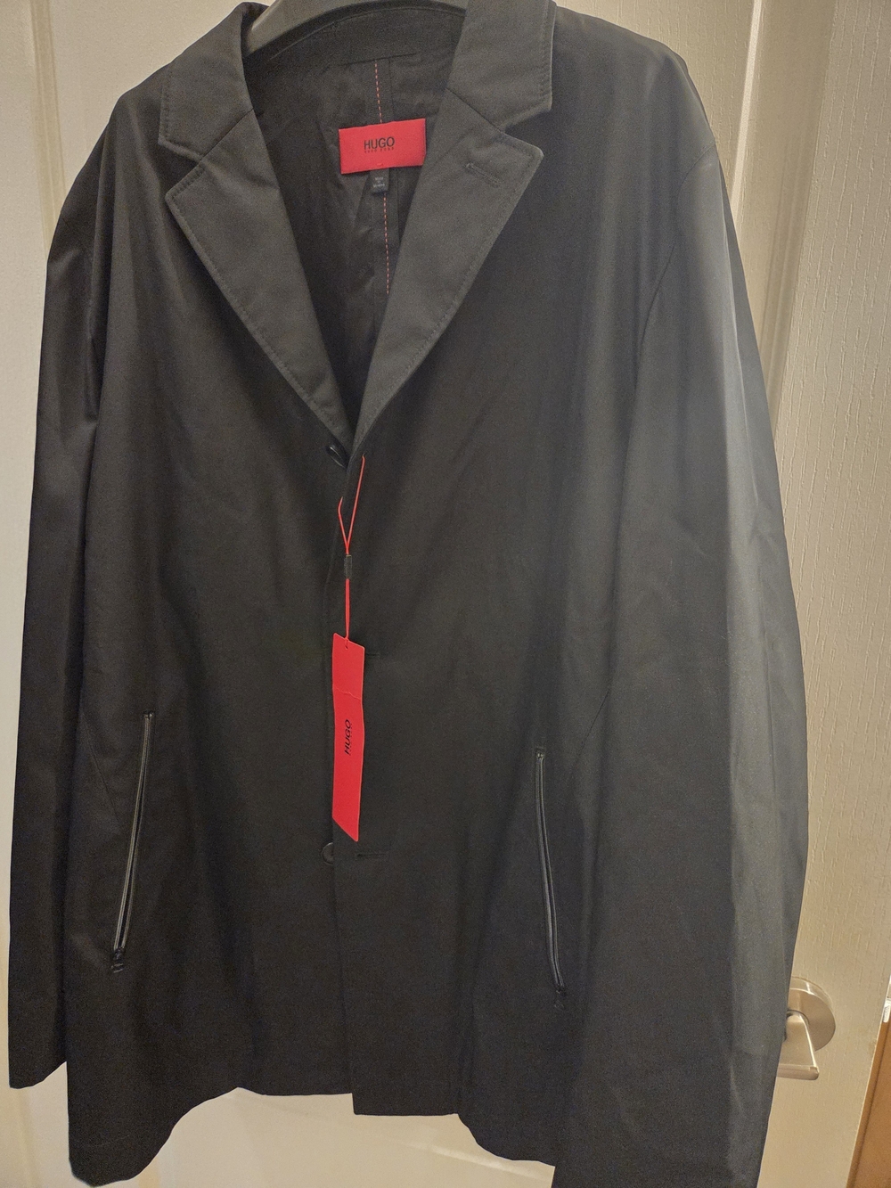 HUGO Men's Black Single-Breasted Jacket